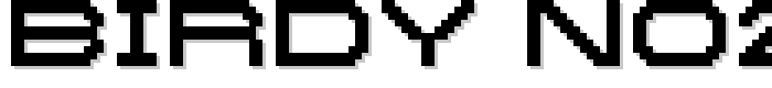 Birdy No2 font